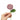 Happy Threads Crochet Cabbage Rose light pink | The Mom Store - Single stem flowers