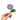 Happy Threads Crochet Cabbage Rose light purple | The Mom Store - Single stem flowers