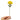 Happy Threads Crochet Carnation Flower Décor yellow | The Mom Store - Single stem flowers