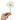 Happy Threads Crochet Daisy Décor red | The Mom Store - Single stem flowers