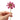 Happy Threads Crochet Daisy Flower dark pink| The Mom Store - Single stem flowers