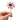 Happy Threads Crochet Daisy Flower light pink | The Mom Store - Single stem flowers