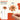Happy Threads Crochet Daisy Flower orange| The Mom Store - Single stem flowers