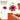 Happy Threads Crochet Daisy Flower red| The Mom Store - Single stem flowers