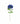 Happy Threads Crochet Hydrangea Flowere dark blue | The Mom Store - Single stem flowers