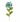 Happy Threads Crochet Hydrangea Floweret light blue | The Mom Store - Single stem flowers