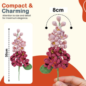 Happy Threads Crochet Lilac Flowers pink | The Mom Store - Single stem flowers