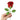 Happy Threads Crochet Rose Flower light pink| The Mom Store - Single stem flowers