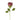 Happy Threads Crochet Rose Flower red| The Mom Store - Single stem flowers