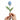 Happy Threads Crochet Tulip Décor sky blue | The Mom Store - Single stem flowers