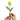 Happy Threads Crochet Tulip Décor white | The Mom Store - Single stem flowers