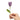 Happy Threads Crochet Tulip Stem Flower dark purple| The Mom Store - Single stem flowers