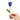Happy Threads Crochet Tulip Stem Flower yellow| The Mom Store - Single stem flowers