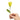 Happy Threads Crochet Tulip Stem Flower yellow | The Mom Store - Single stem flowers