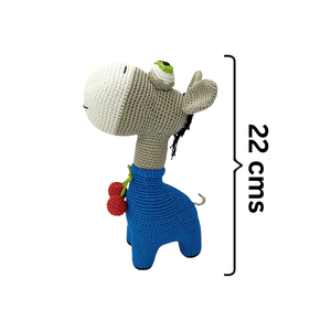 Happy Threads | Dandy Deor the Donkey – Handcrafted Crochet - Crochet Toy