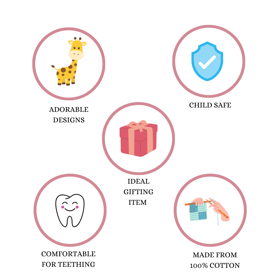 Happy Threads | Eco - Friendly Crochet Bird Rattle - Handmade & Baby - Safe - Rattles