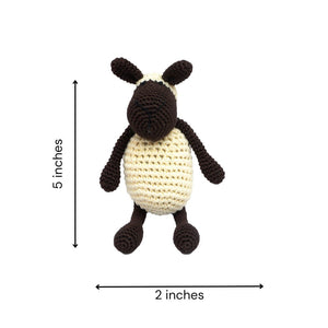 Happy Threads | Ecstatic Sheep | 14 cms | Super Cute | Soft Toy | For Girls & Boys | Gifting - STWS0525