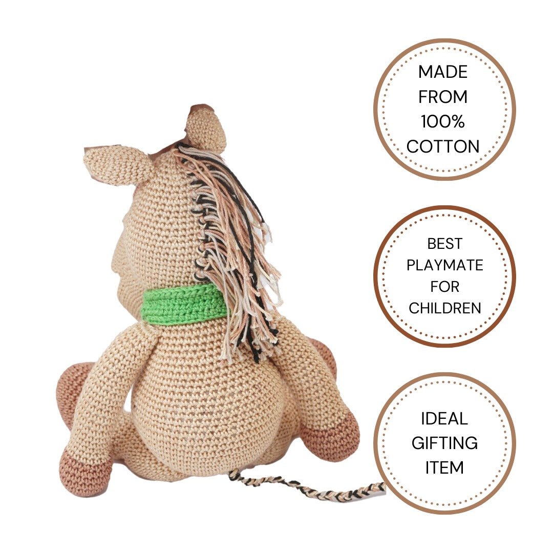 Happy Threads | Goofy Horse| Adorable | Soft Toy | For Girls & Boys | Gifting - STGS0925