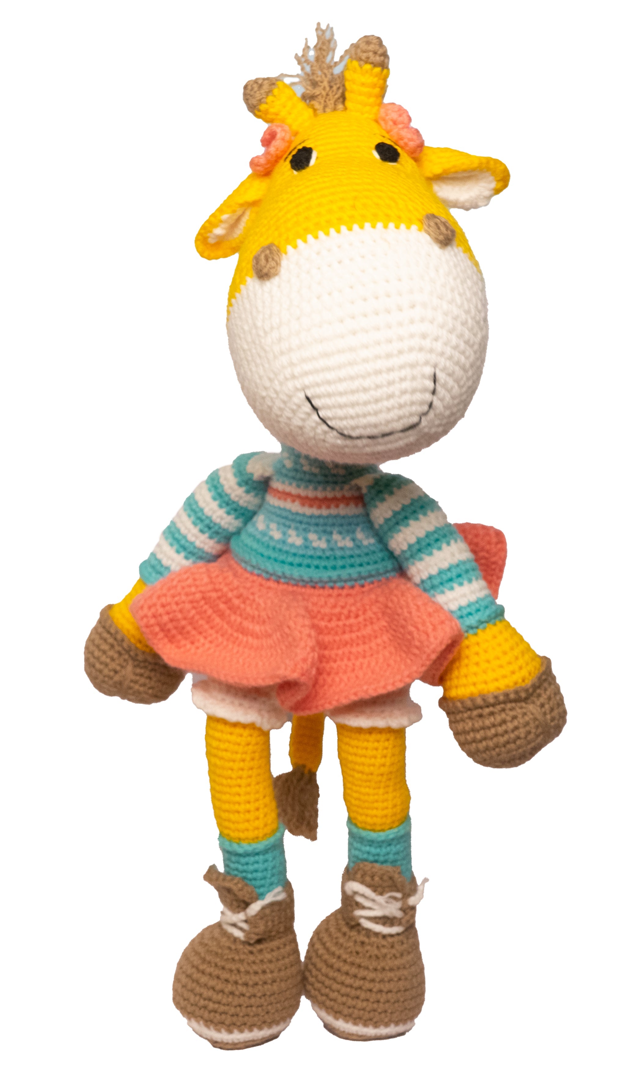 Happy Threads | Greta Giraffe | Super Cute | Soft Toy | Best for all ages | Gifting - ID23A038