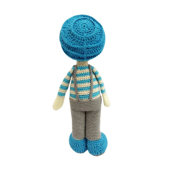 Happy Threads Handcrafted Amigurumi - Blake Boy Doll - BGDB0952