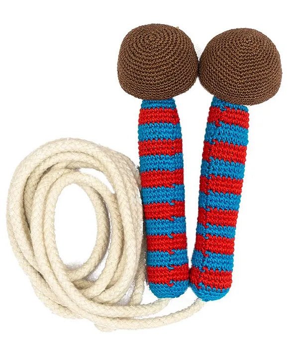 Happy Threads | Handcrafted Amigurumi Boy Design Jumping Rope - Skipping Rope