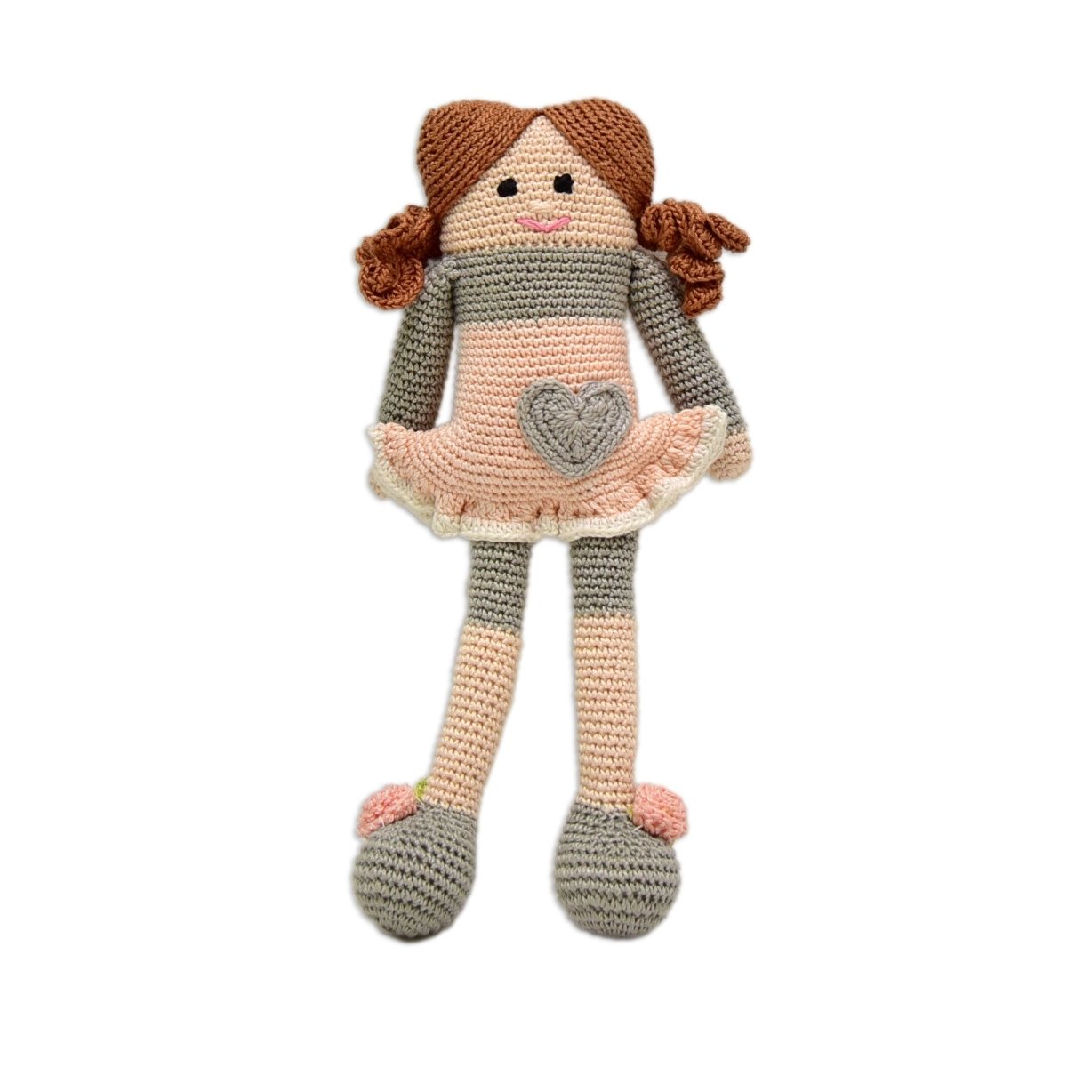 Happy Threads Handcrafted Amigurumi- Chibi Doll - ID23A069
