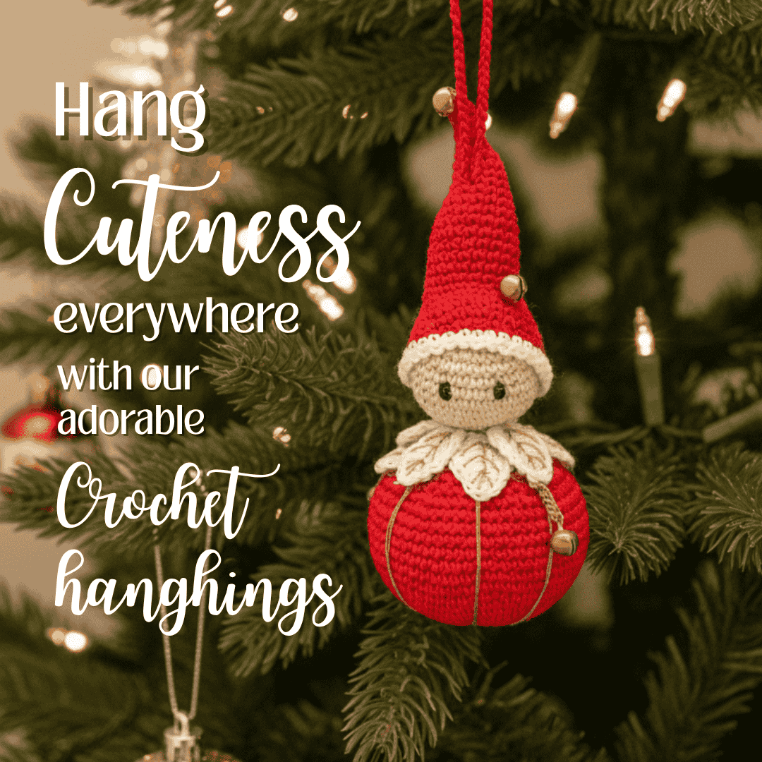Happy Threads | Handcrafted Amigurumi Christmas Tree Ornament – Jingle All the Way! - Christmas Decor