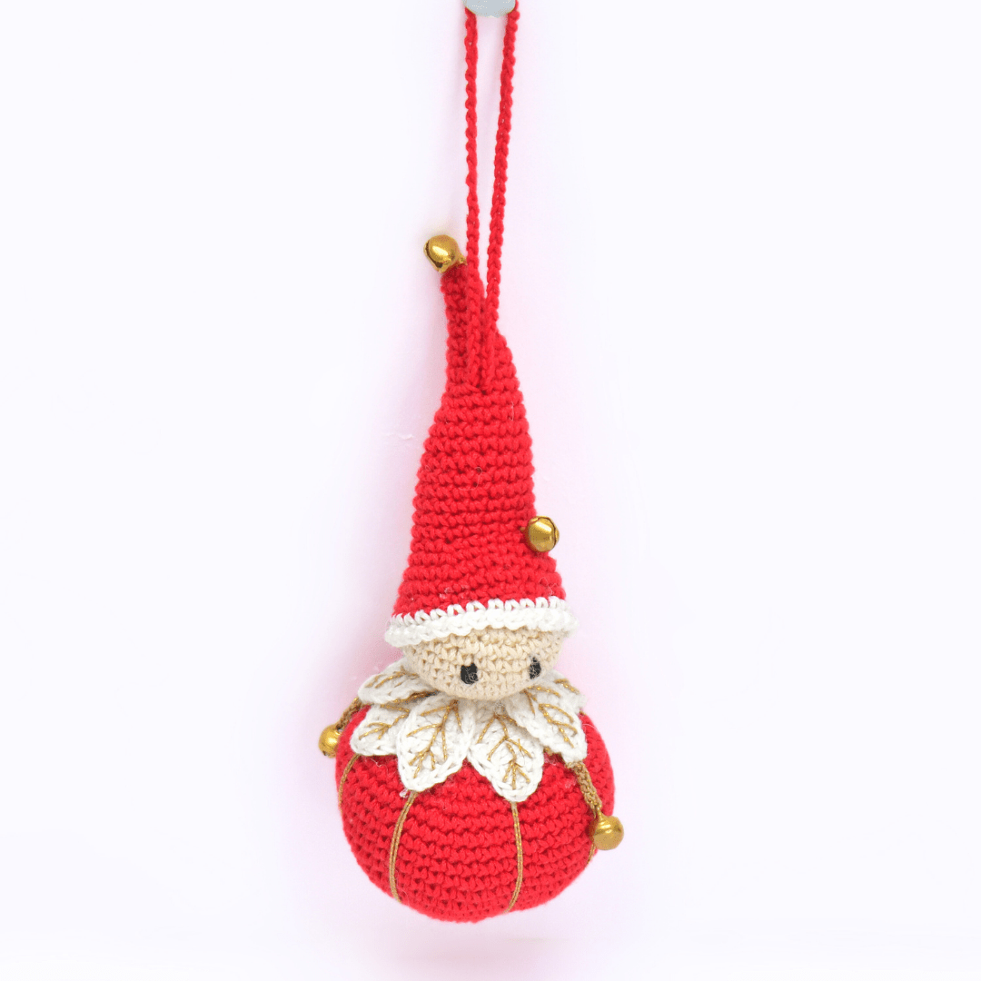 Happy Threads | Handcrafted Amigurumi Christmas Tree Ornament – Jingle All the Way! - Christmas Decor