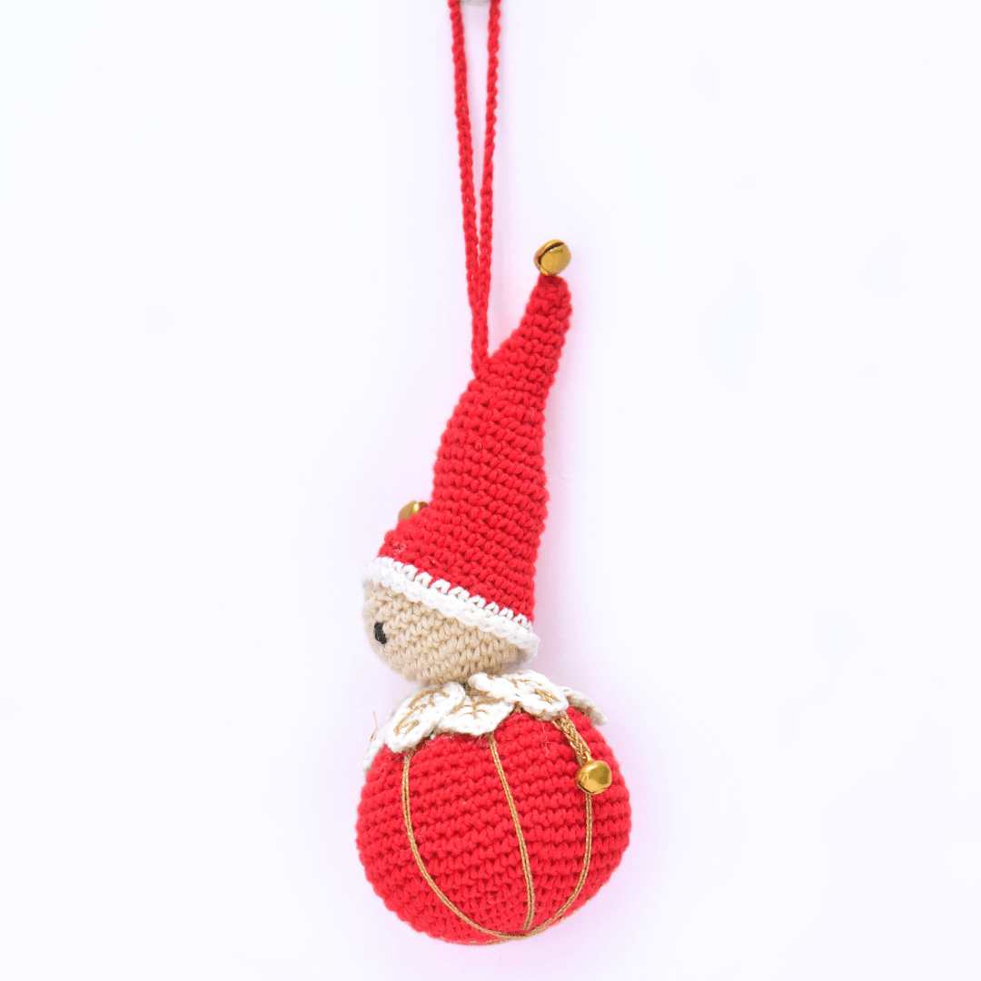 Happy Threads | Handcrafted Amigurumi Christmas Tree Ornament – Jingle All the Way! - Christmas Decor