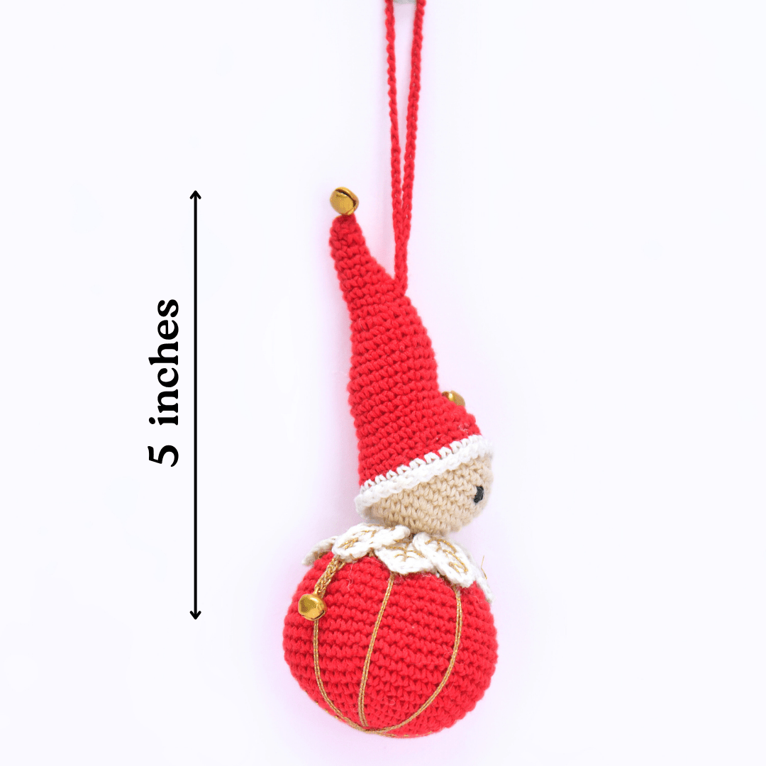 Happy Threads | Handcrafted Amigurumi Christmas Tree Ornament – Jingle All the Way! - Christmas Decor