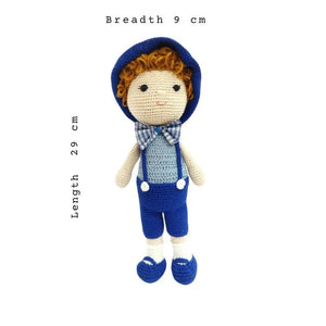 Happy Threads Handcrafted Amigurumi - Harry Boy Doll - NAUB0631