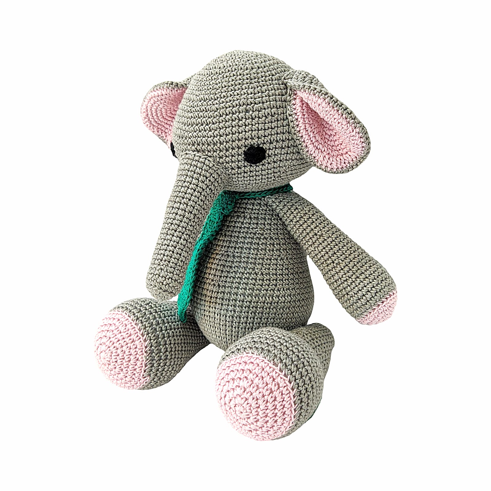Happy Threads Handcrafted Amigurumi Soft Toy - Elephant - LBYS0710
