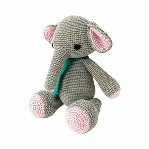 Happy Threads Handcrafted Amigurumi Soft Toy - Elephant - LBYS0710