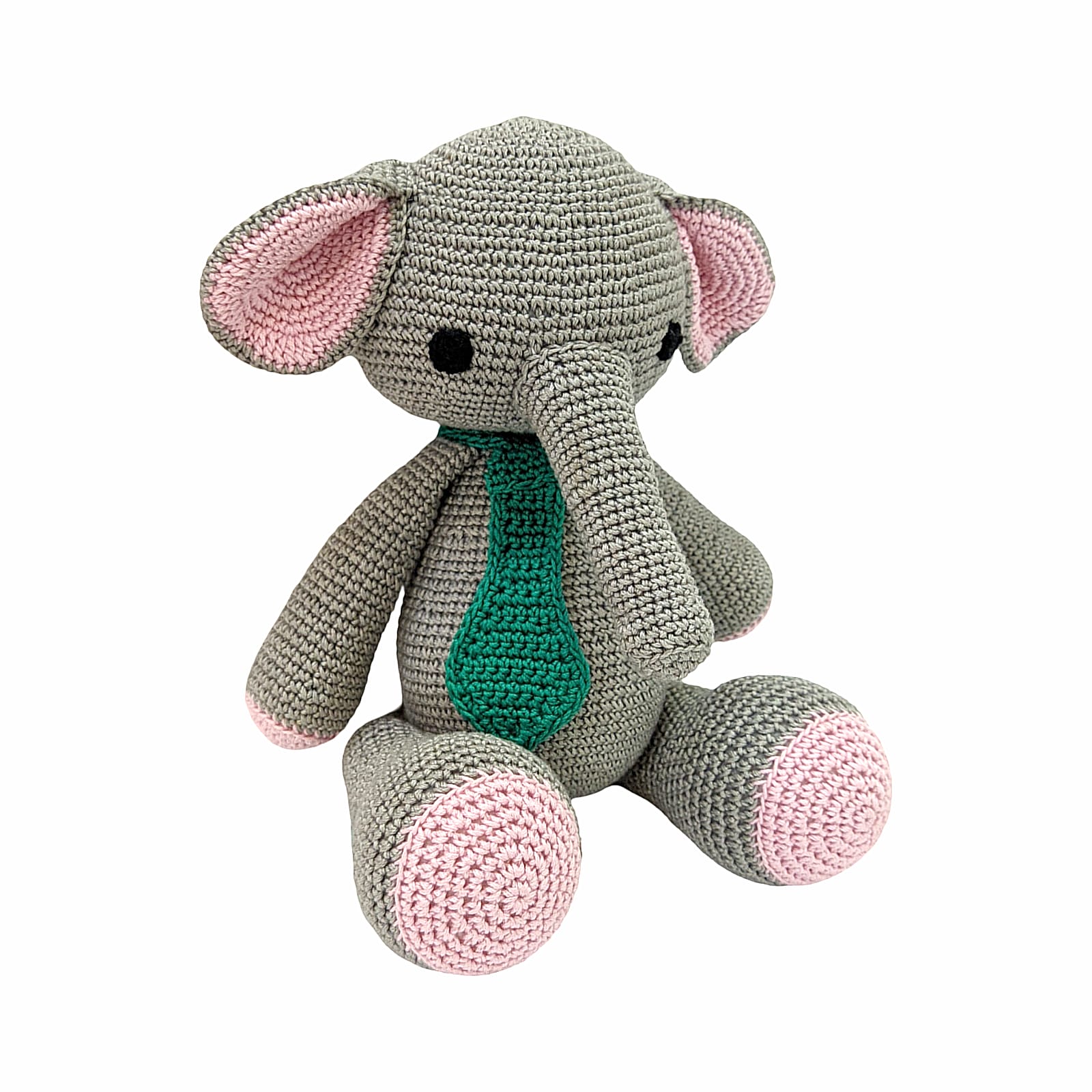 Happy Threads Handcrafted Amigurumi Soft Toy - Elephant - LBYS0710