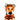 Happy Threads Handcrafted Amigurumi Soft Toy - Tiger - STTM1133