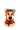 Happy Threads Handcrafted Amigurumi Soft Toy - Tiger - STTM1133