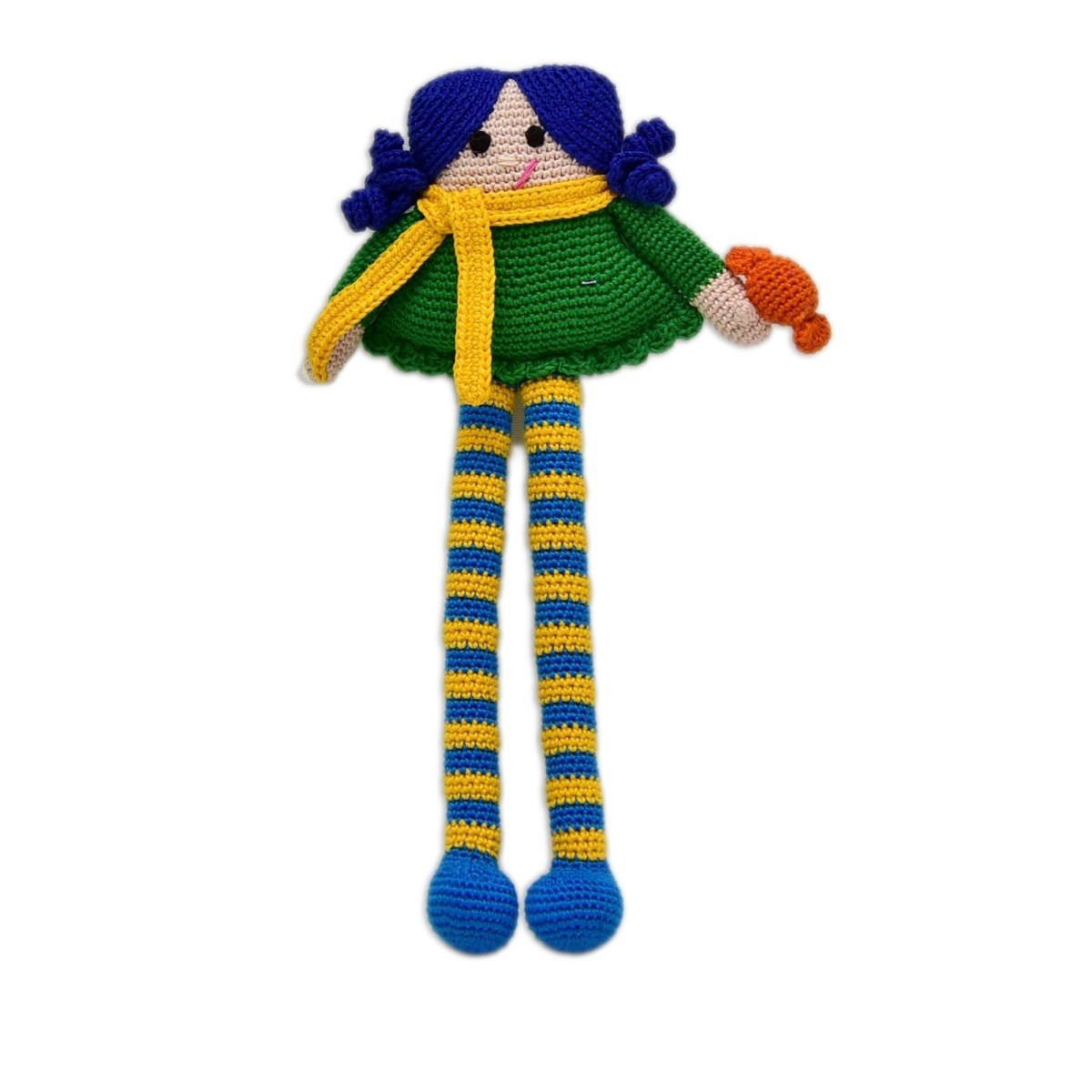 Happy Threads Handcrafted Amigurumi- Tiny Toe Doll - ID23A066