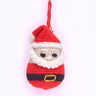 Happy Threads | Handcrafted Crochet Santa Ornament – Amigurumi Christmas Tree Decoration - Christmas Decor