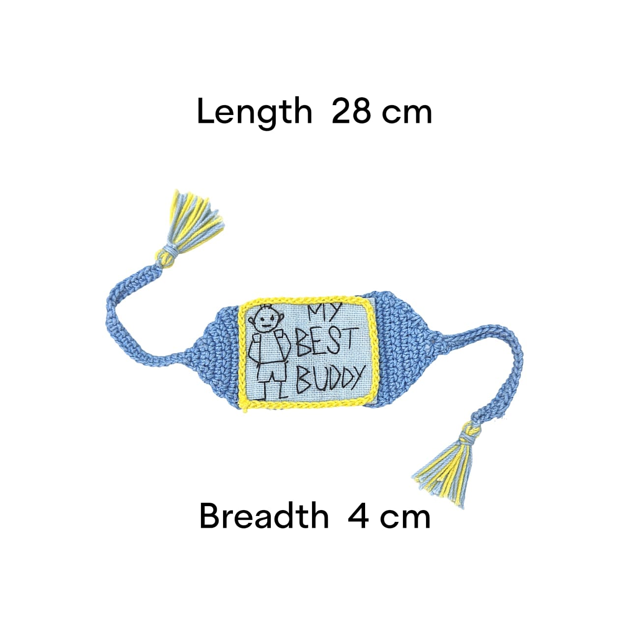Happy Threads - Handmade Crochet Best Buddy Band - MBBB0901