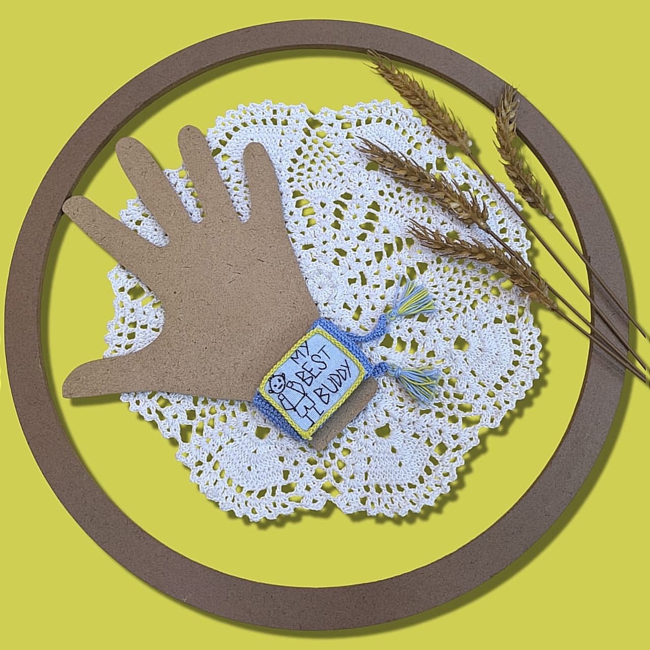 Happy Threads - Handmade Crochet Best Buddy Band - MBBB0901