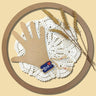 Happy Threads - Handmade Crochet Bhai Band - Dark Blue - With Heart - AN24X083