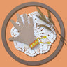 Happy Threads - Handmade Crochet Mirror Band - Yellow - AN24X076