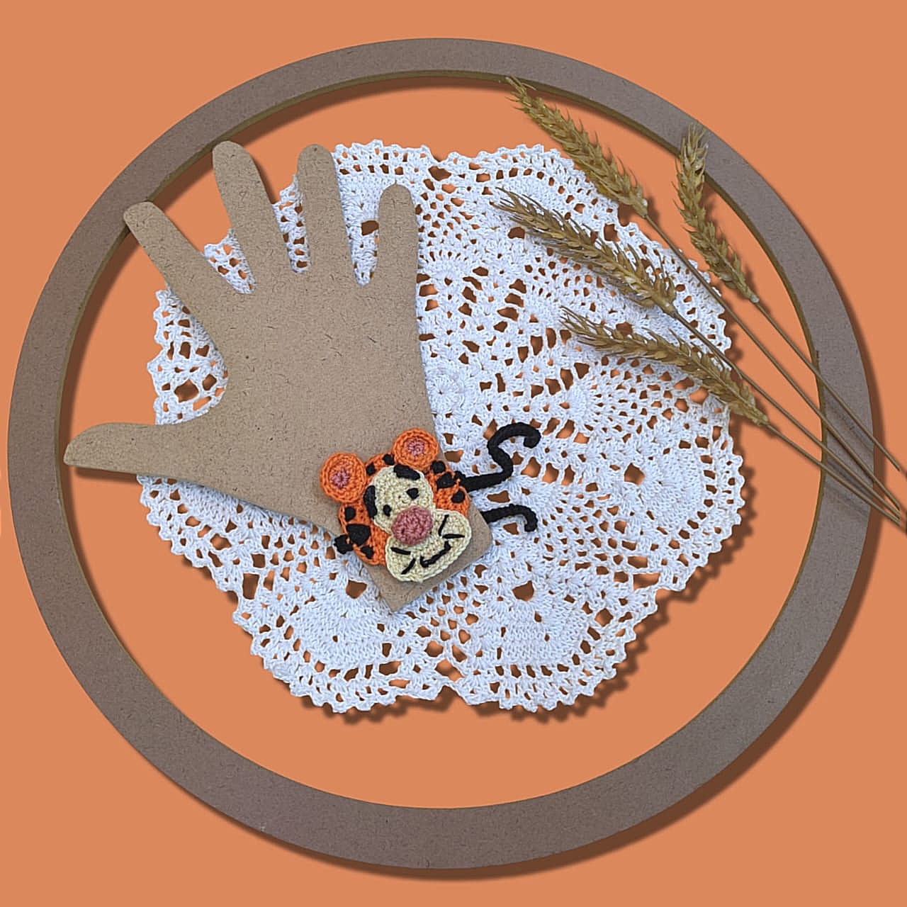 Happy Threads - Handmade Crochet Tiger Band - CTBD0852