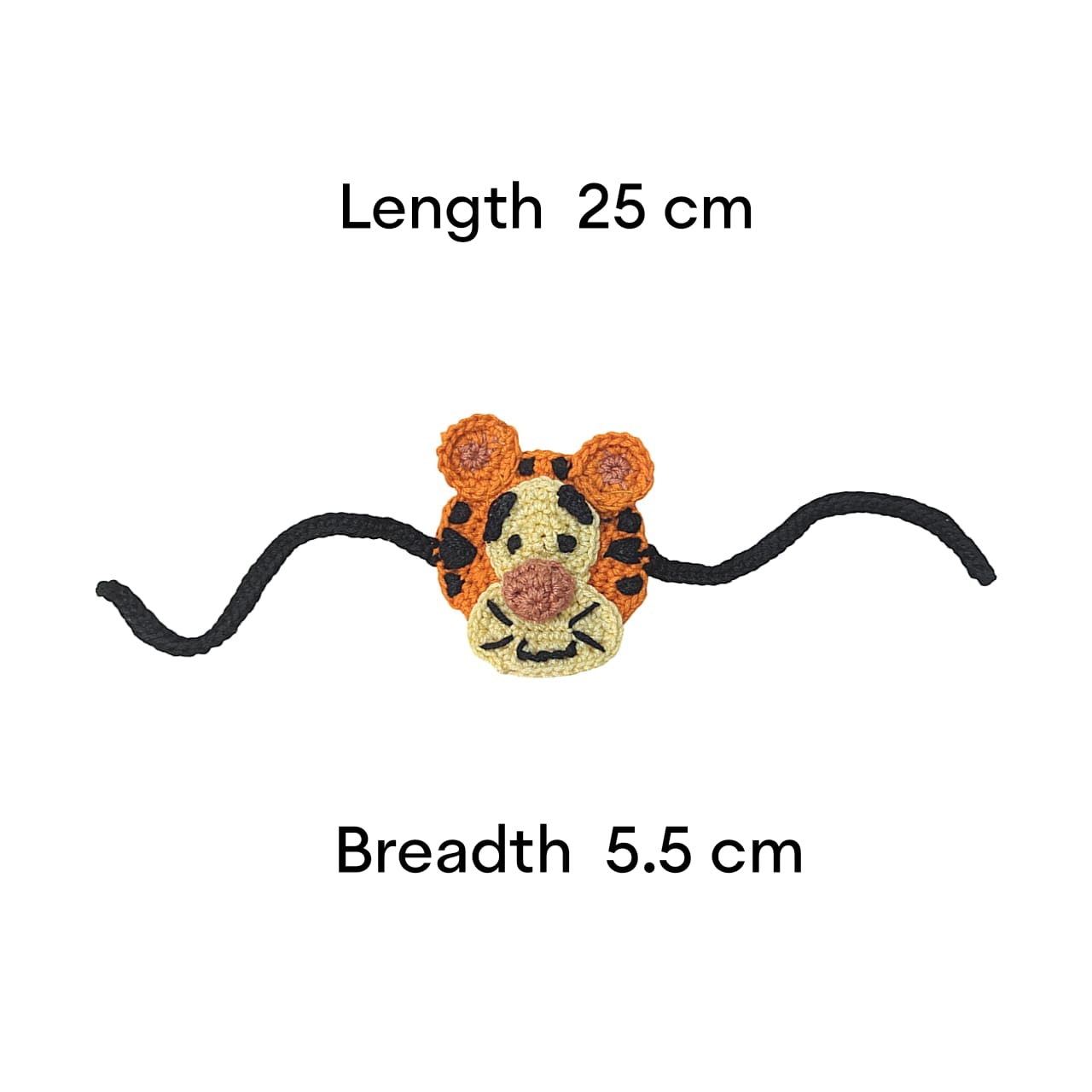Happy Threads - Handmade Crochet Tiger Band - CTBD0852