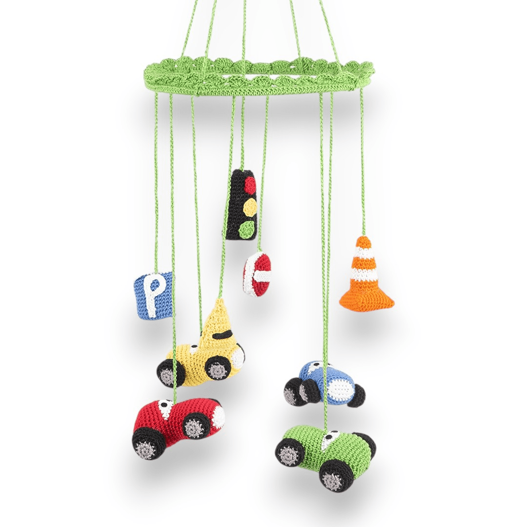 Happy Threads | Handmade Crochet Traffic Set for Baby Room Décor - WCCA0400