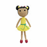 Happy Threads Hawain Doll Handmade Yellow Stuffed Dolls - ADY00101