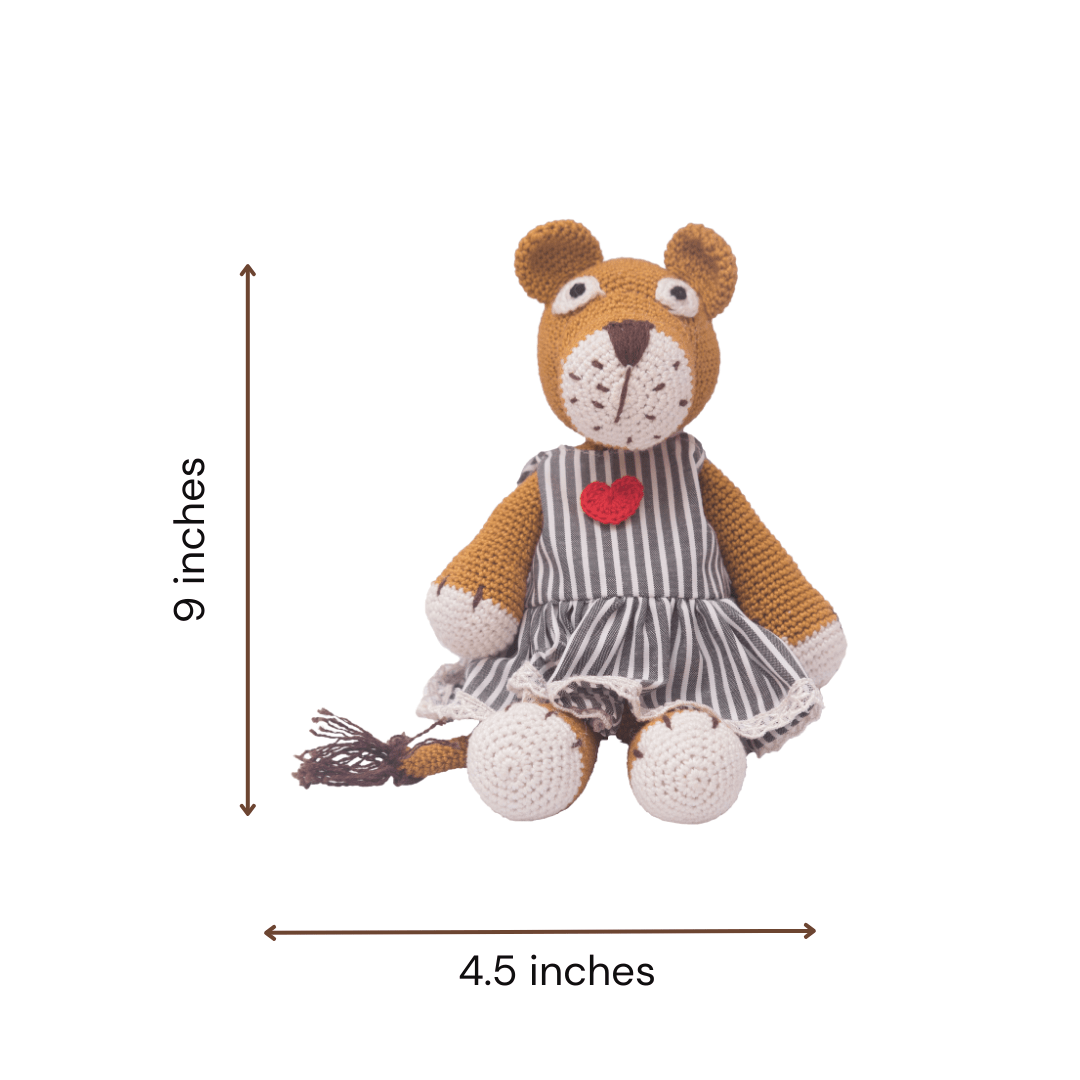 Happy Threads Lisa Lioness Stuffed Animals Best for kids Soft Toy - BLNS0906
