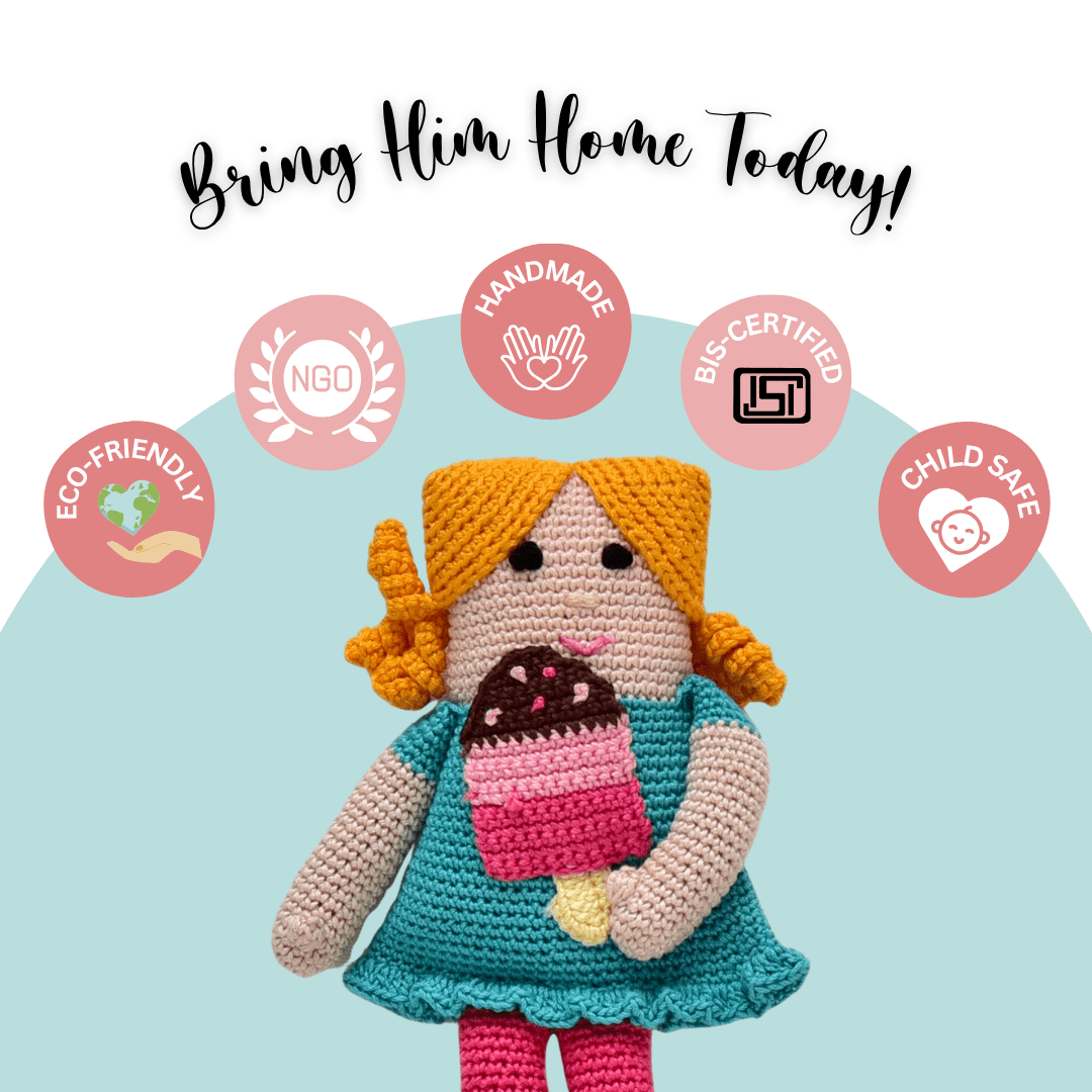 Happy Threads | Lubbly the Keepsake Doll – Handcrafted with Love & Charm - ID23A064