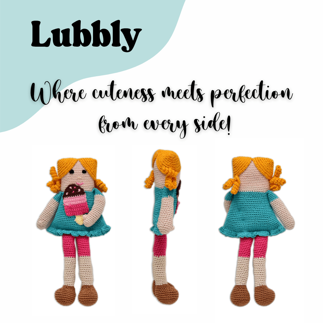 Happy Threads | Lubbly the Keepsake Doll – Handcrafted with Love & Charm - ID23A064