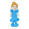 Happy Threads Necklace Doll Handcrafted Blue Stuffed Dolls - ST000030